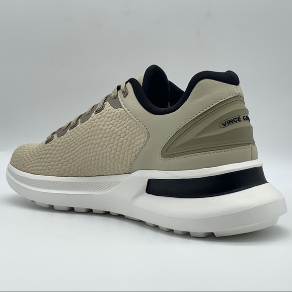 Vince Camuto Eamon Oyster Grey Lace-Up Sneaker - Picture 7 of 16